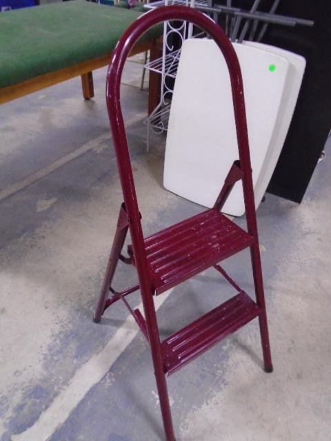 2 Steel Folding Step Stool