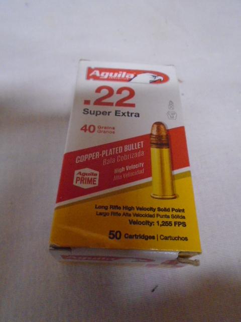 50 Round Box of Aguila .22LR Super Extra