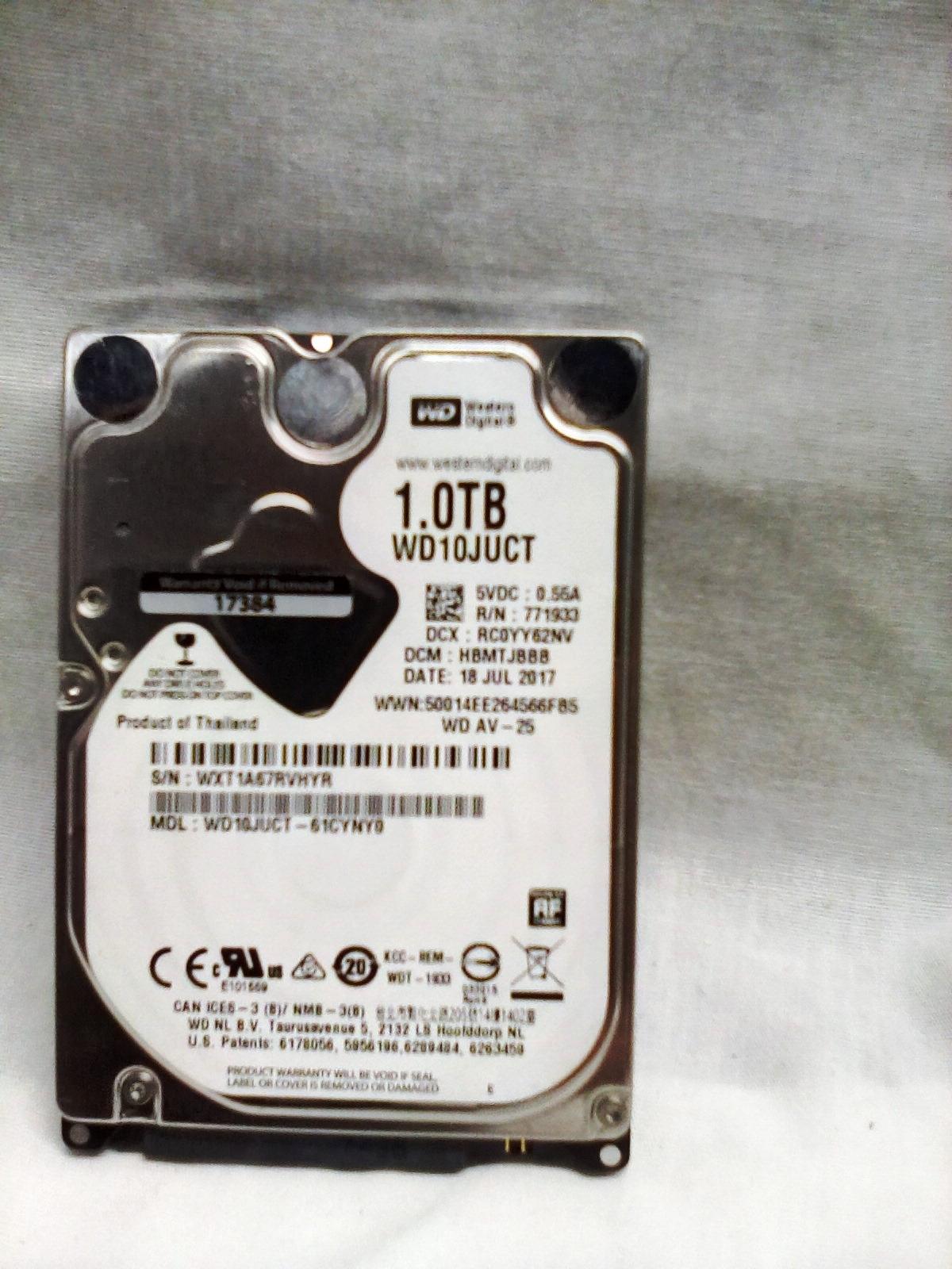 Western Digital AV-25 Internatal Hard Drive 1 TB