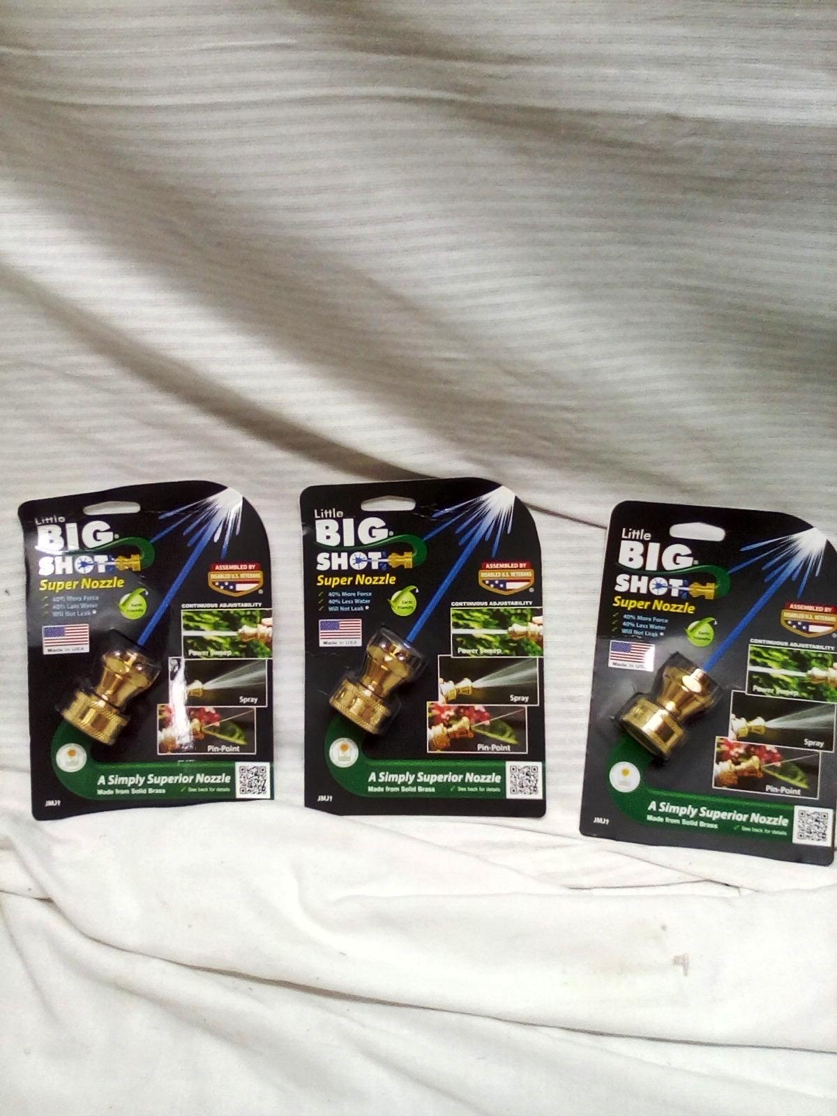 Qty: 3 Little Big Shots Water Hose Nozzle