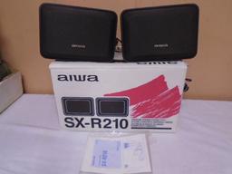 Set of Aiwa Surround Speakers