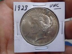 1923 Silver Peace Dollar