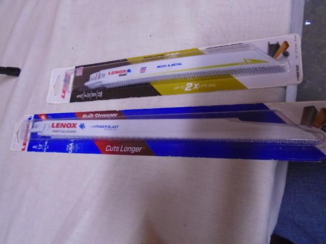 (2)5 Packs of Lenox Saws-All Blades