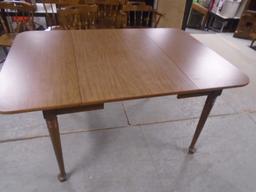 Beautiful Keller Furniture Co. Double Drop Leaf Table w/ 3 Center Leaves & 8 Chairs