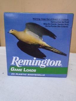 25 Round Box of Remington 12ga Shotgun Shells