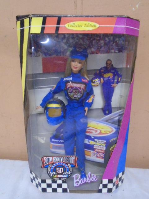 50th Anniversary Collectors Edition Nascar Barbie