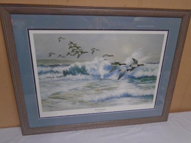 "On The Chesapeake" Limited Edition Signed/ Numbered Framed Duck Print