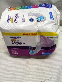 Equate Options Pads Regular Length #4 Bladder Protection Pads