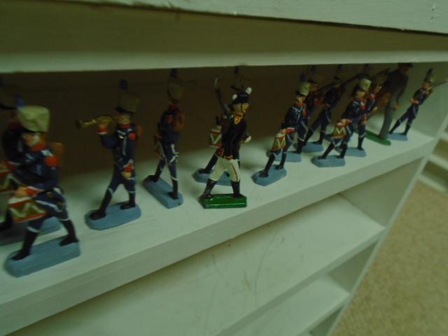 Large Group of Hand-Painted Metal Soldiers