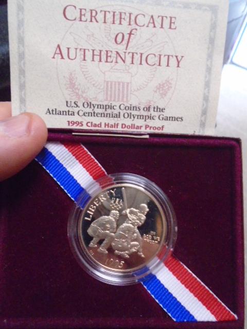 1995 Atlanta Centennial Olympic Games Proof Half Dollar