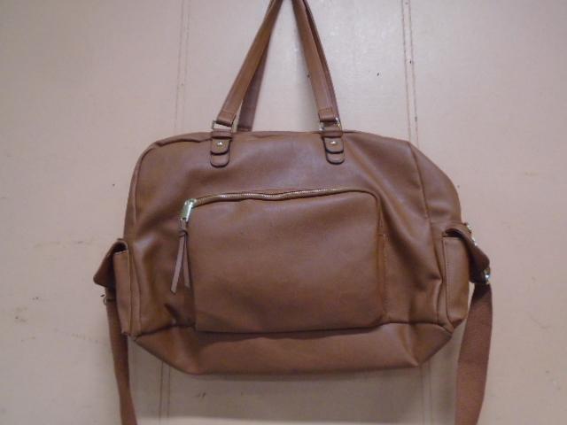 Like New Brown Leather Bag w/Shoulder Strap