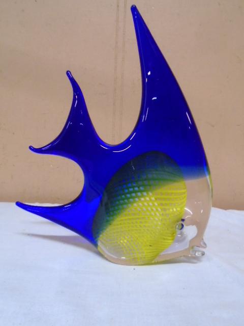 Large Art Glass Fish