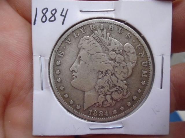 1884 Morgan Silver Dollar