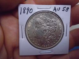 1890 Morgan Silver Dollar