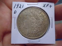 1921 D-Mint Morgan Silver Dollar