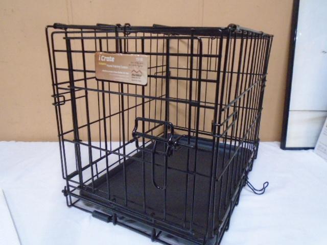 Like New Folding iCrate Folding Pet Training Crate