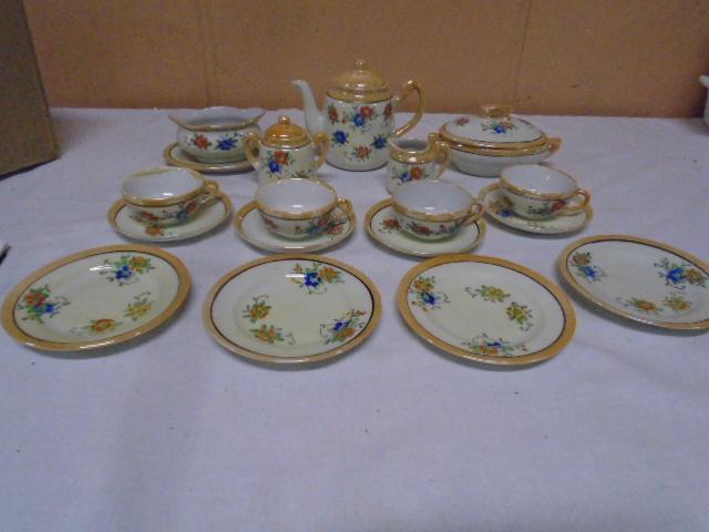 Vintage 17pc Small Tea Set
