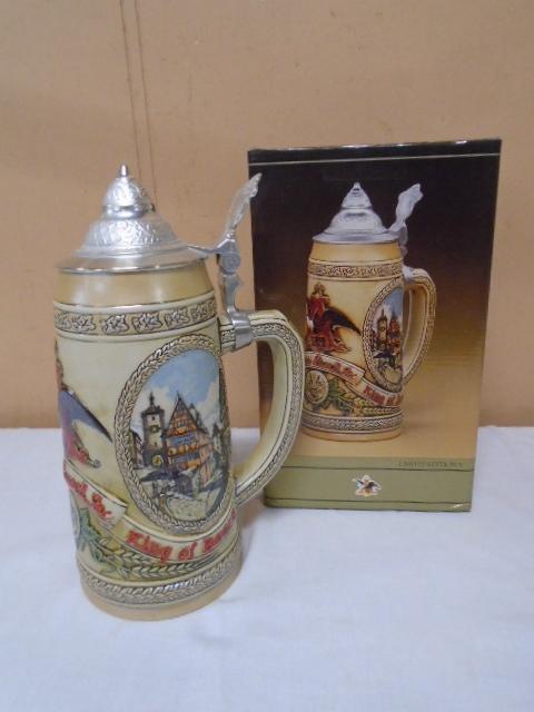 Anheuser Busch "King of Beers" Stein