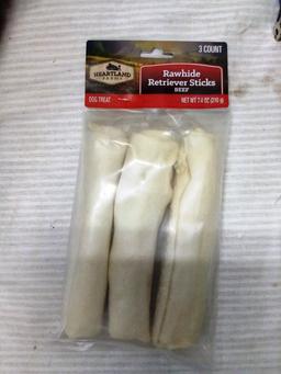 3pk Rawhide Retriver Sticks