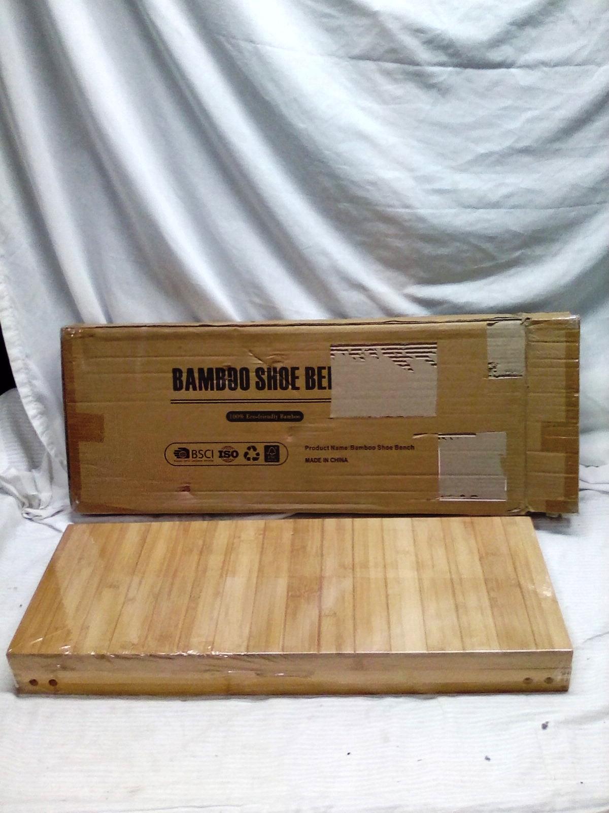 Bamboo Shoe Storage Bench