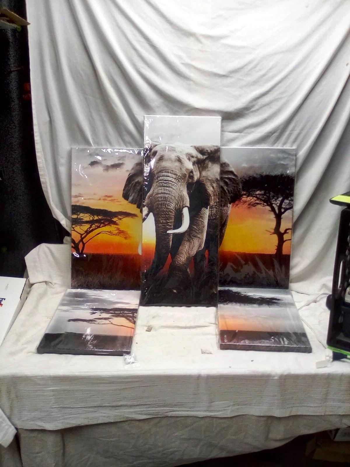 5pcs Elephant Art