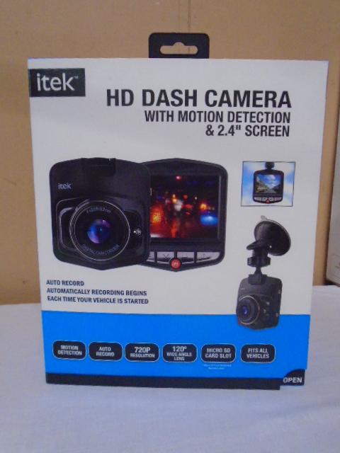 iTek HD Dsh Camera w/ Motion Detection