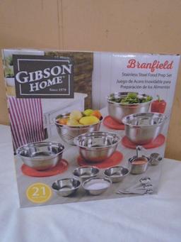 Gibson Home 12pc Stainless Steel Food Prep Set