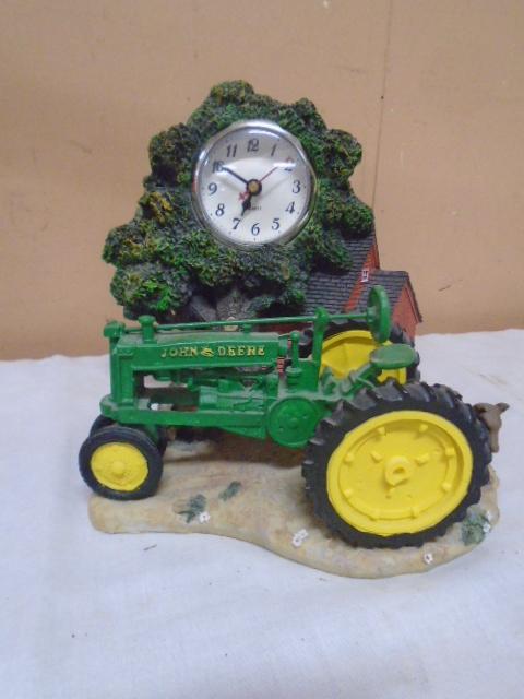 John Deere Tractor Clock