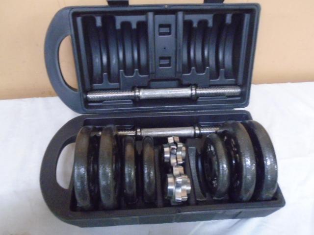 Cap Barball 40lb Dumbbell Set in Case