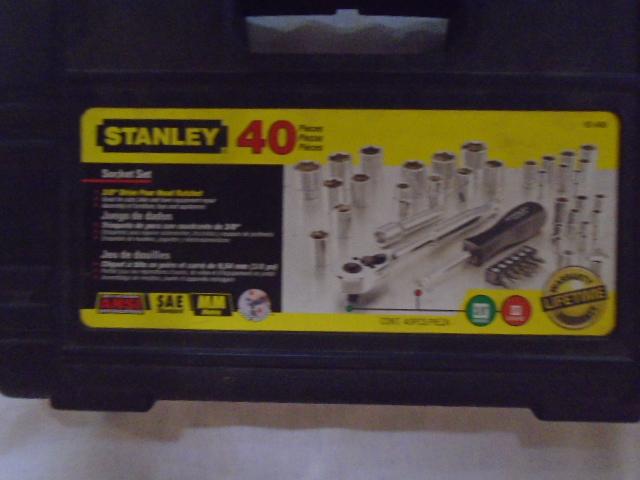 40pc Stanley 3/8" Drive Socket Set