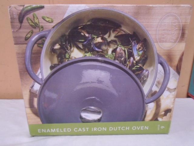 Dash of That 6 Quart Enameled Cast Iron Dutch Oven
