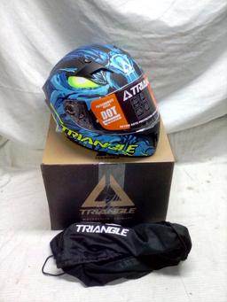 Triangle Full Face Shield Motorcycle Helmet