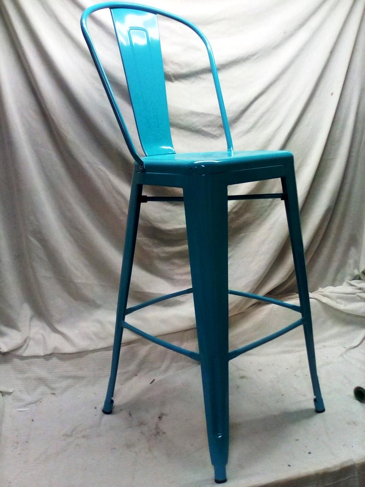 30" Tall Metal Bar Stool