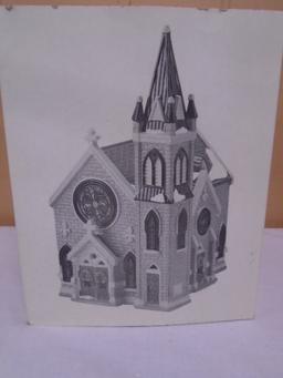 Department 56 Mount Olivet Church Lighted Handpainted Ceramic House