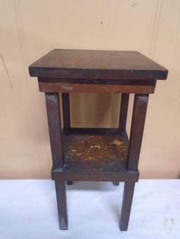 Antique 2 Tier Plant Stand