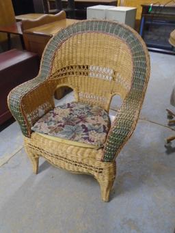 Beautiful All Weather Wicker Chair w/ Cushion