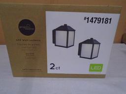 Project Source 2 Pc. Set of LED Wall Lanterns