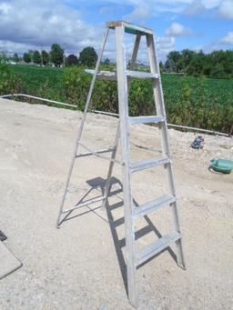 6 Foot  Aluminum Stepladder