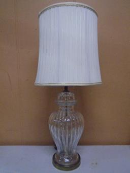 Beautiful Lead Crystal Table Lamp