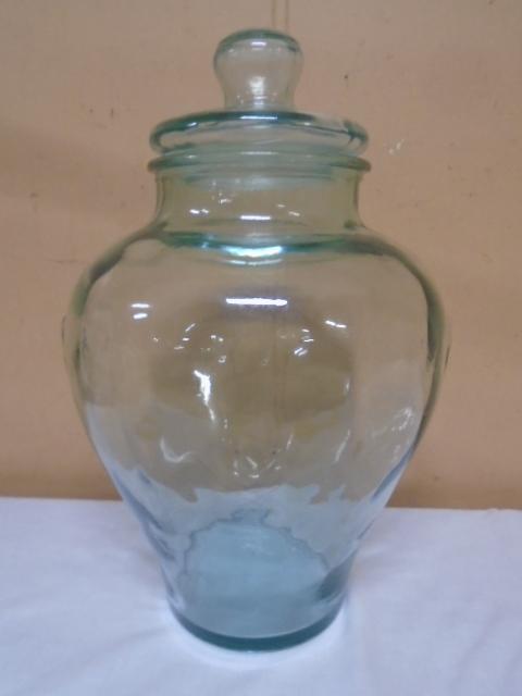 Large Glass Jar w/ Lid