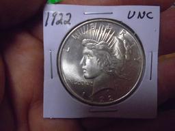 1922 Silver Peace Dollar