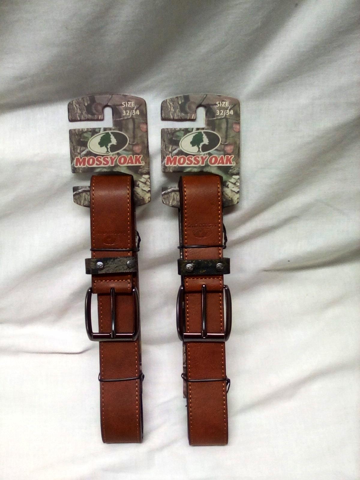 Psir of Mossy Oak Belts 32/34 Waist Size