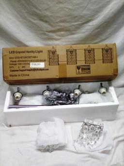 LED Crystal Vanity Light Fixture