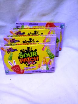 Qty. 4 Sour Patch Bunnies 3.1 Oz Packs