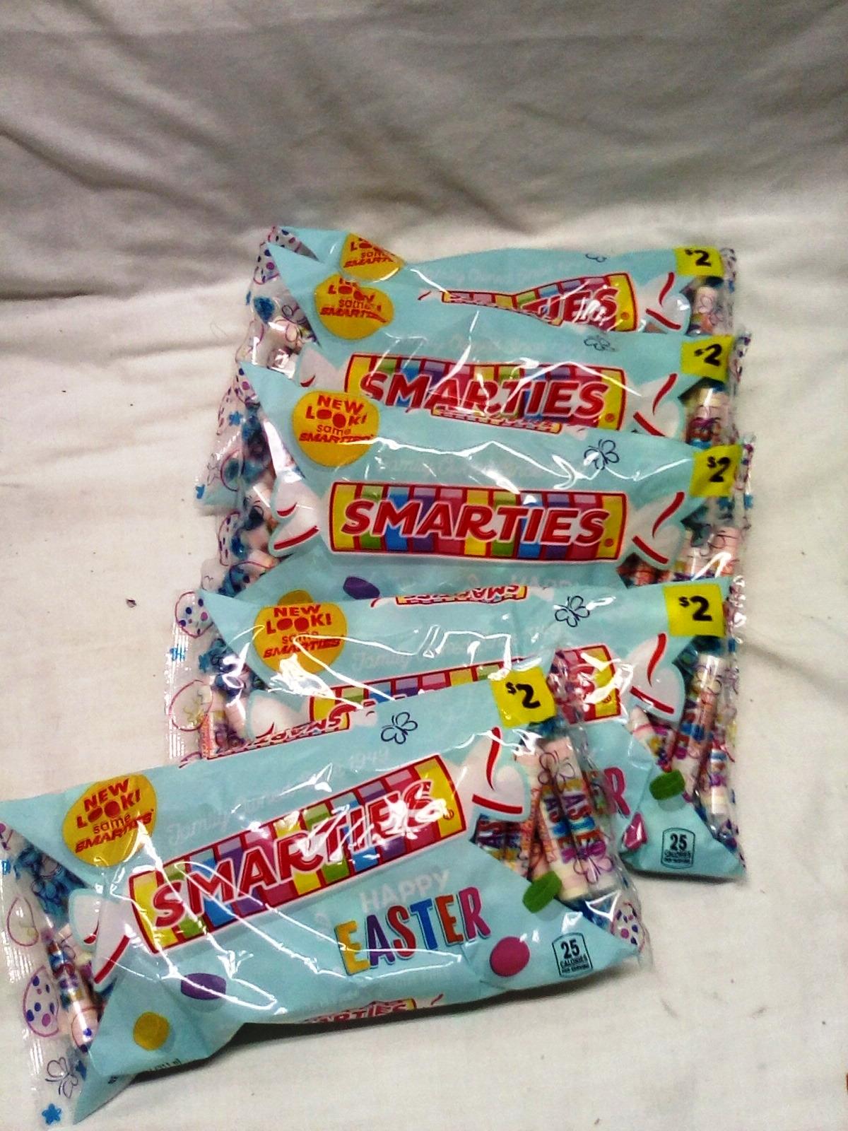 Qty. 5 Bags of Smarties Candies 11 Oz Per Bag Dated 12/2024