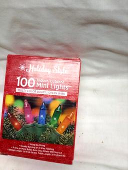 100 Mini Indoor/Outdoor Lights 20' Strand