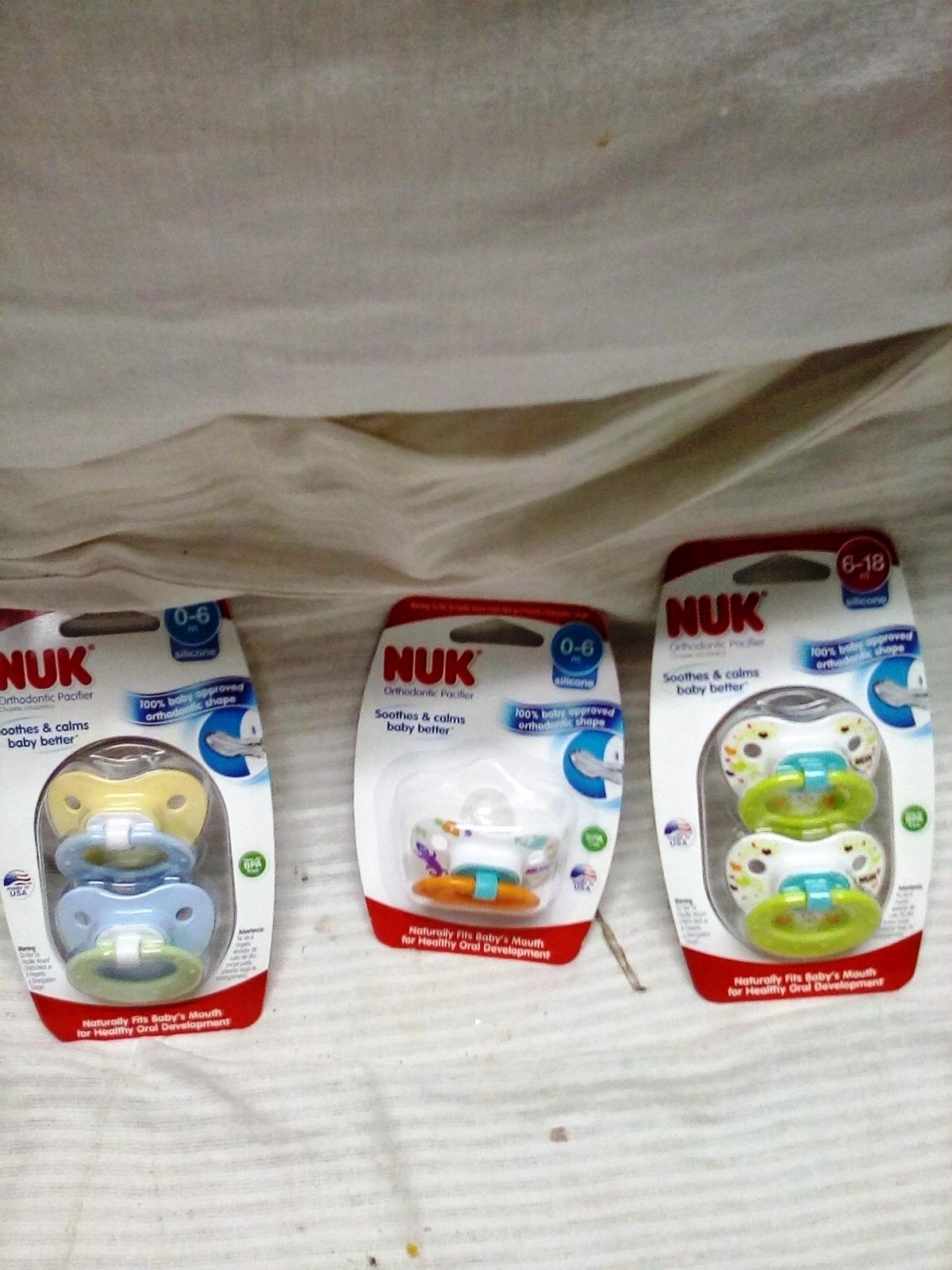 Qty. 3 Packs of Nuks Pacifiers