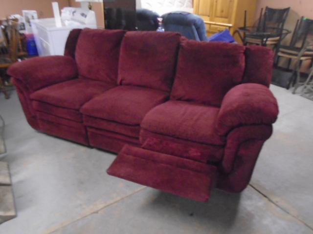 Burgundy Dual Reclining Sofa