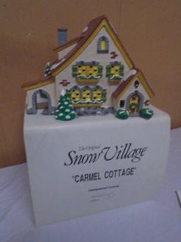 Department 56 Handpainted Lighted Ceramic Carmel Cottage House