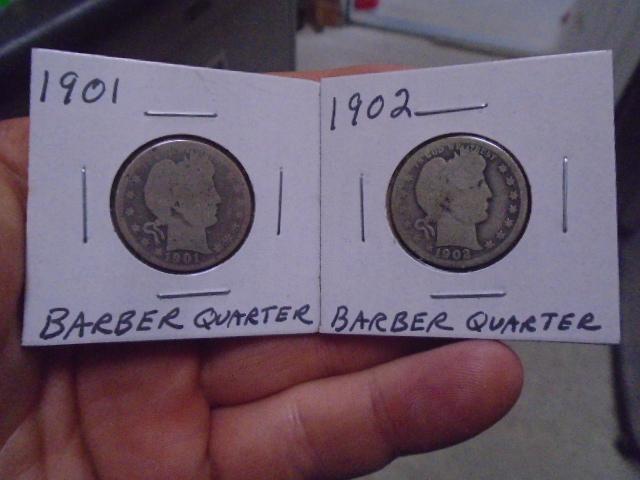 1901 & 1902 Barber Quarters